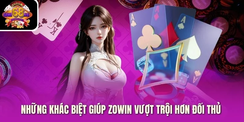Những khác biệt giúp Zowin vượt trội hơn đối thủ