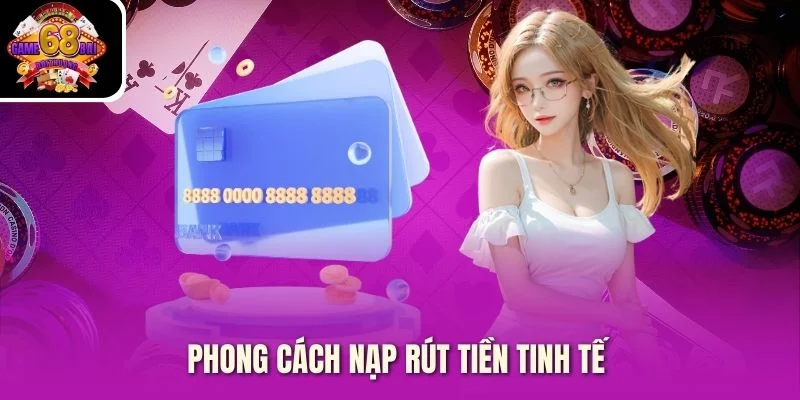 Phong cách nạp rút tiền tinh tế